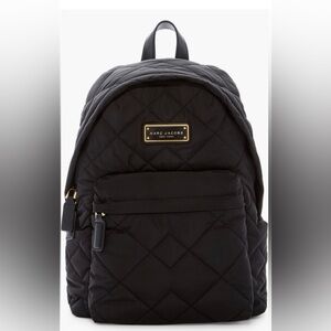 Marc Jacobs quilted nylon backpack womens